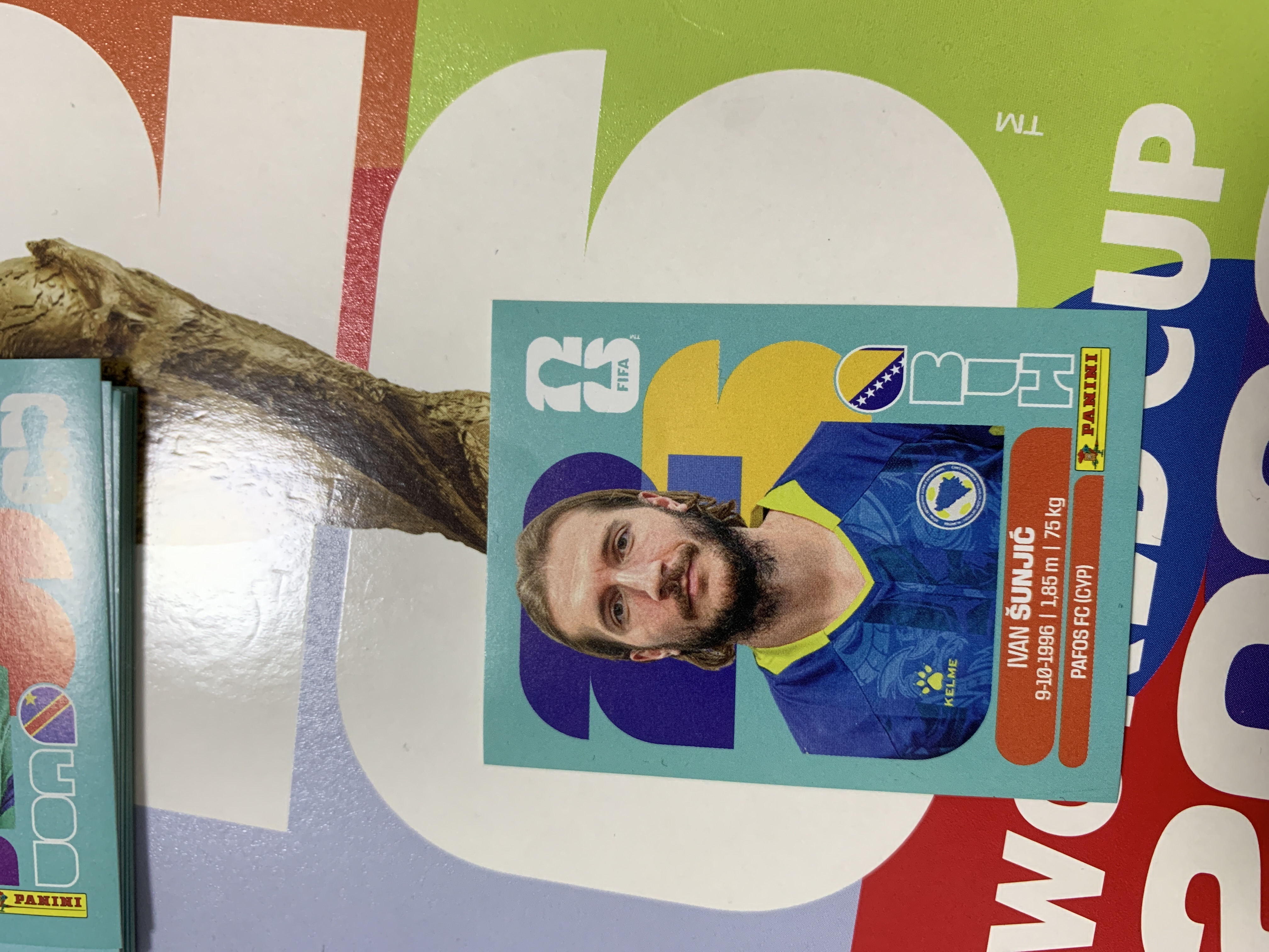 Ivan Sunjić FIFA 2026 Panini sticker front